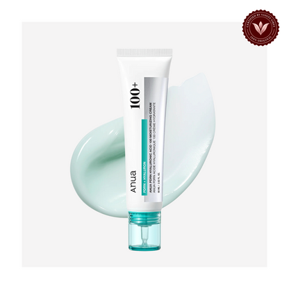 Anua PDRN Hyaluronic Acid 100 Moisturizing Cream 60ml second product photo on white with Vanity Vibes badge