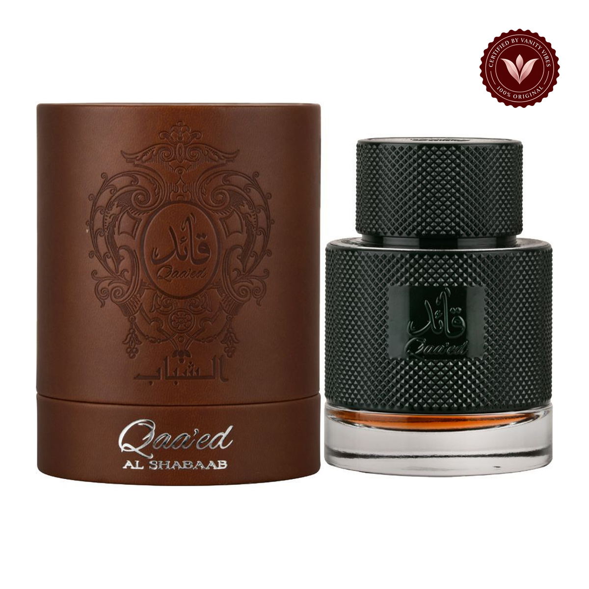 Lattafa Qaaed Al Shabaab Eau de Parfum 100ml — bottle with presentation case