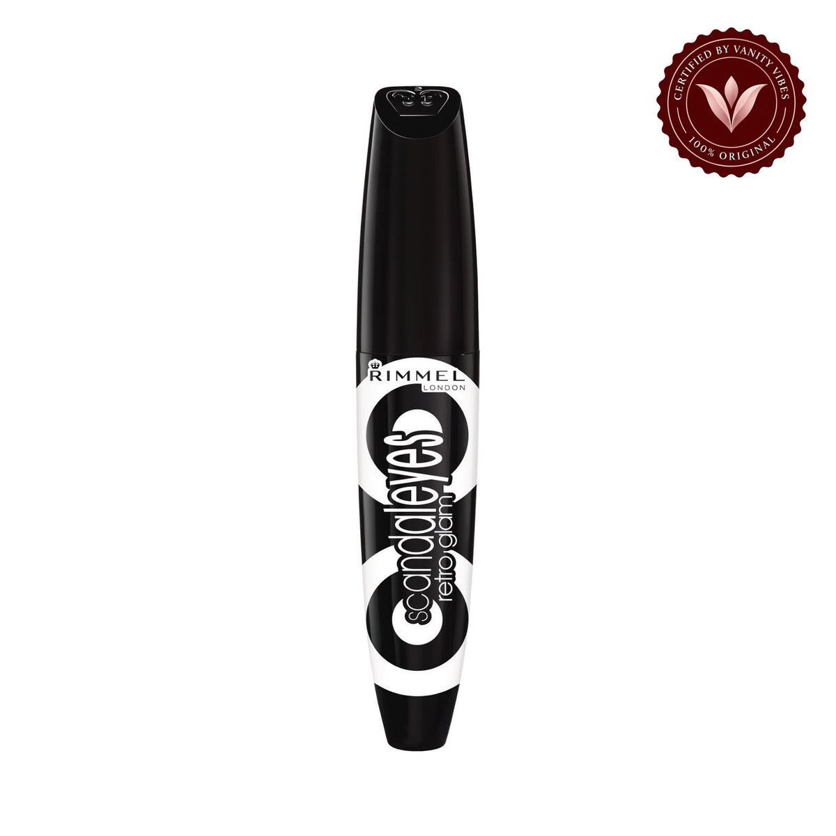Rimmel Scandaleyes Retro Glam 001 Black, centered front product