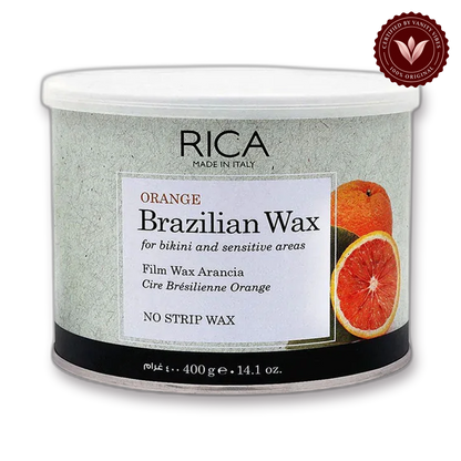 Rica Orange Brazilian Wax For Bikni and Sensitive Areas 400ml — front-facing product
