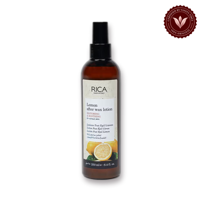 Rica Lemon After Wax Lotion Restoring & Soothing For Normal Skin 250ml - secondary product image