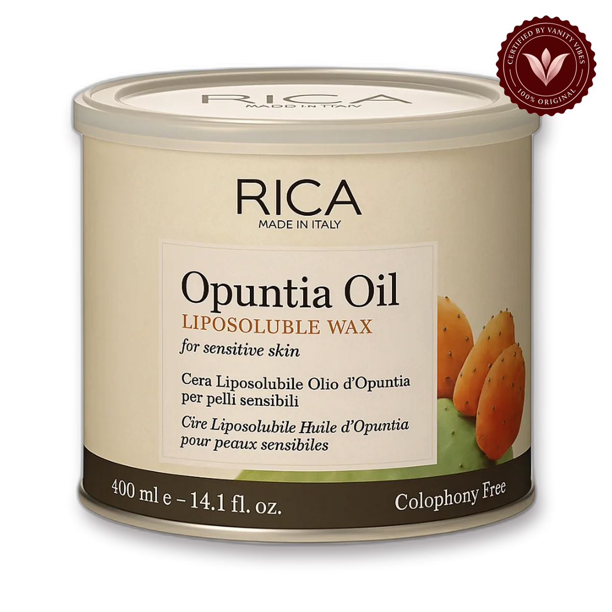 RICA Opuntia Oil Liposoluble Wax For Sensitive Skin - front product image