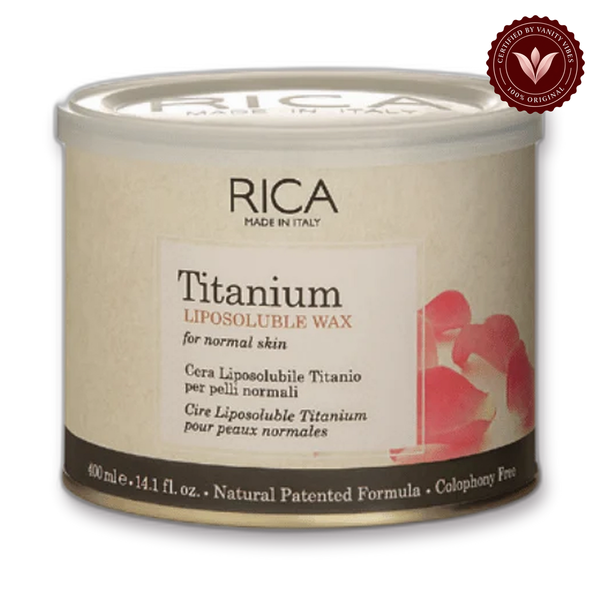 Rica Titanium Liposoluble Wax For Normal Skin — front view