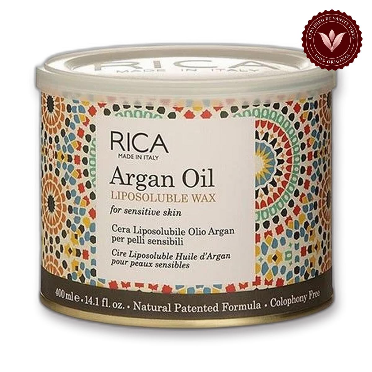 RICA Argan Oil Liposoluble Wax For Sensitive Skin — secondary view