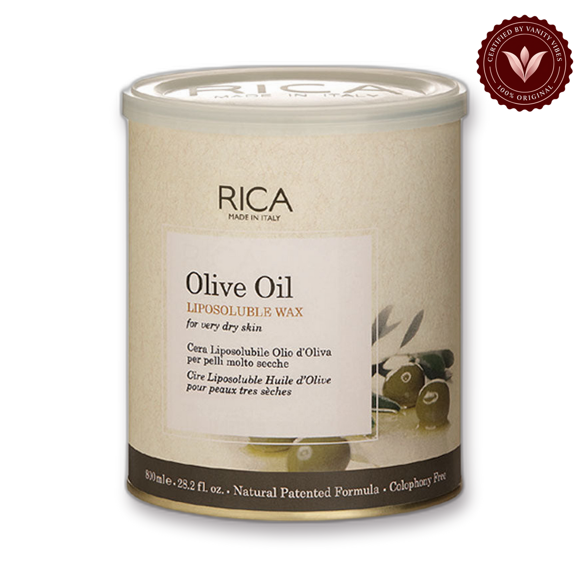 RICA Olive Oil Liposoluble Wax For Very Dry Skin 800ml — secondary view