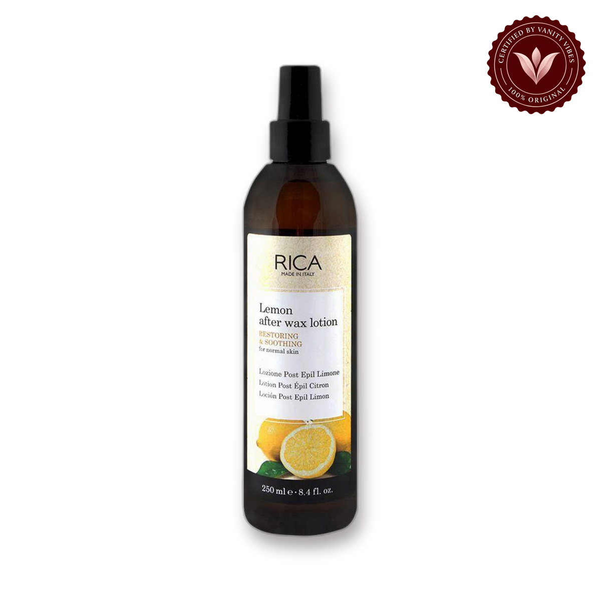 Rica Lemon After Wax Lotion-250ml — front view