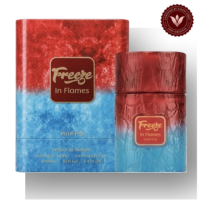 Riiffs Freeze in Flames product packaging and bottle