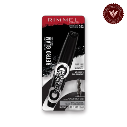 Rimmel - Scandle Eyes Retro Glam Mascara 001 Black — product image 1