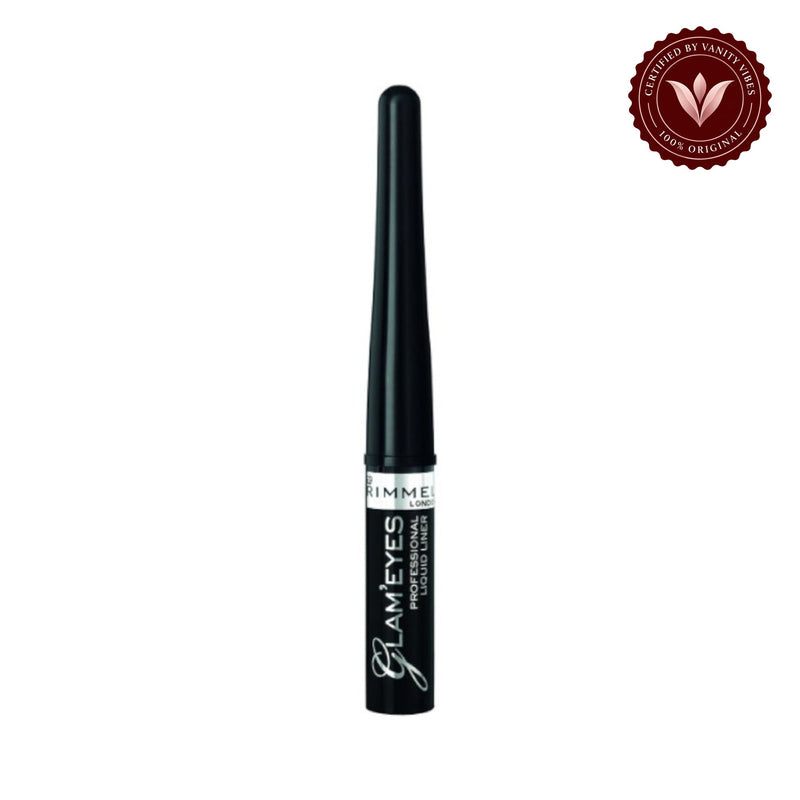 Rimmel Glam Eyes Liquid Liner Black Glamour front image