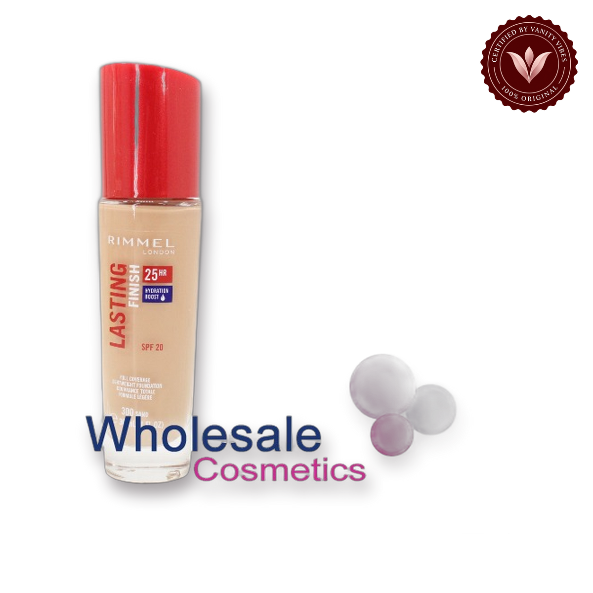 Rimmel Lasting Finish 25H Nude Foundation 300 Sand — product image 2
