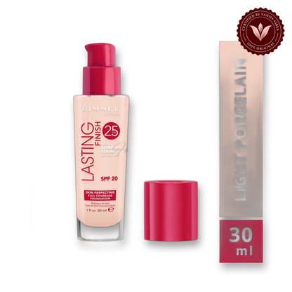 Rimmel Lasting Finish 25hr Nude Foundation 010 Light Porcelain 30ml — product image 2