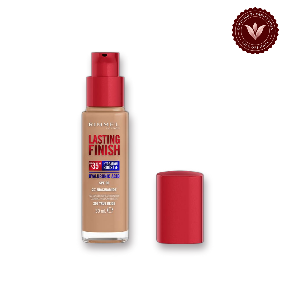 Rimmel Lasting Finish Breathable Foundation 203 True Beige — product image 2