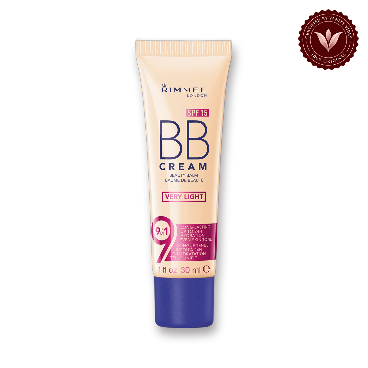 Rimmel London BB Cream 9-in-1 Beauty Balm SPF15 Light 30ml — product image 1