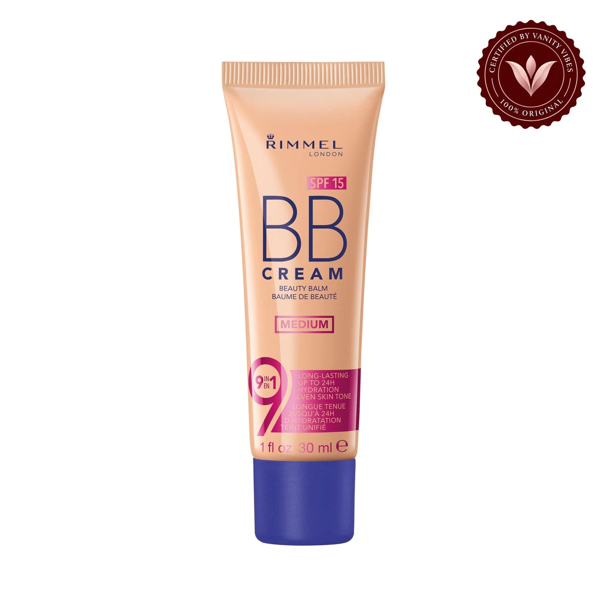 Rimmel London BB Cream 9-in-1 Beauty Balm SPF15 Light 30ml — secondary product image