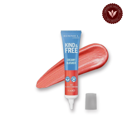 Rimmel London Kind & Free Creamy Blusher 002 Flushed Tangerine 15ml — product image 1