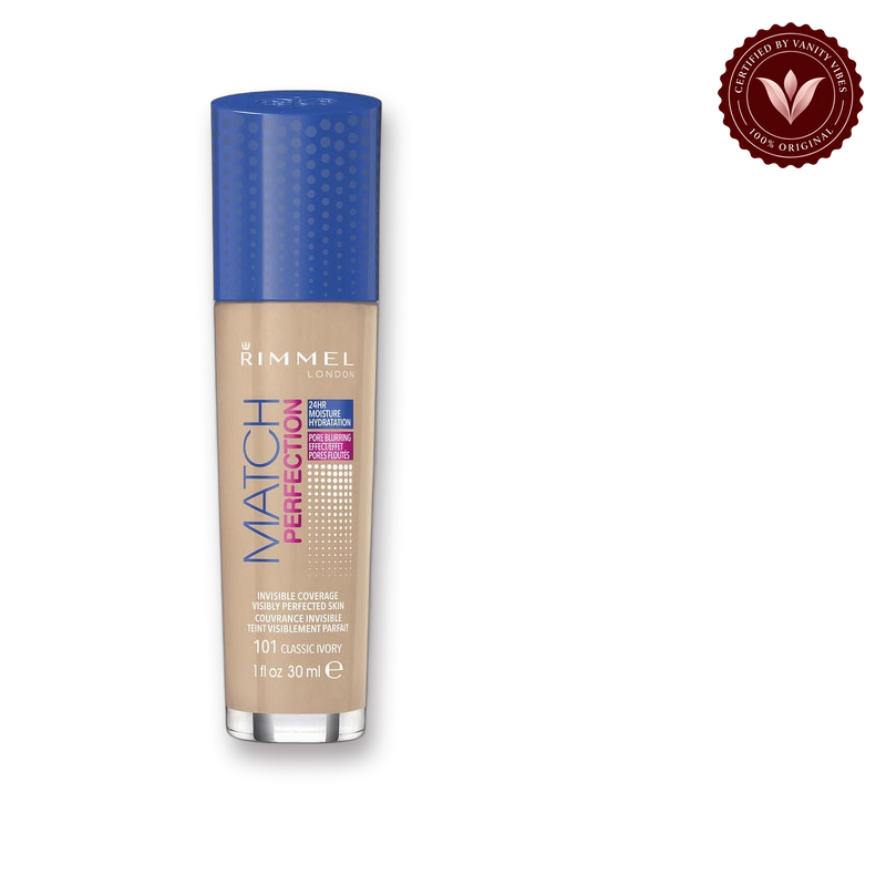 Rimmel London Match Perfection Foundation - 101 Classic Ivory — product image 1