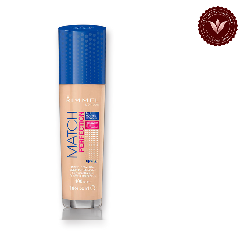 Rimmel Match Perfection Foundation 100 Ivory — product image 1