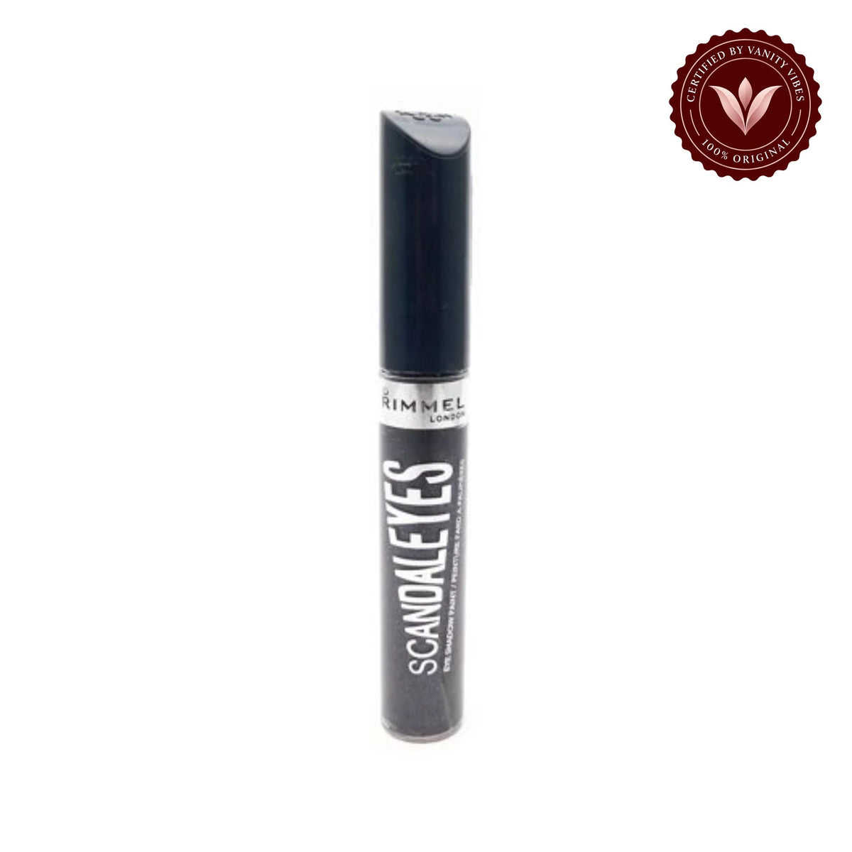 Rimmel Scandalyes Eye Shadow Paint, 001 Velvet Black — centered front product image