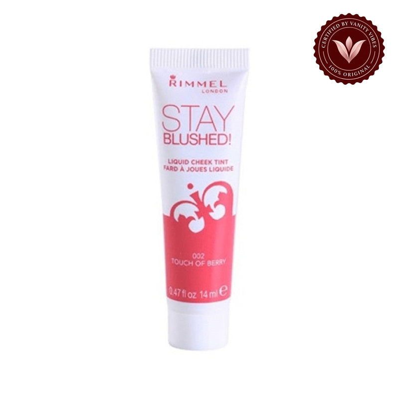 Rimmel Stay Blushed 002 Touch of Berry 14 Ml — centered front product image