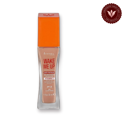 RIMMEL WAKE ME UP ANTI FATIGUE FOUNDATION SPF 15 201 CLASSIC BEIGE 30ML — product image 1