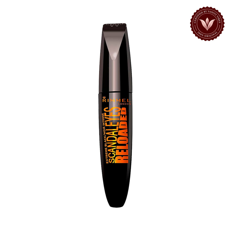 Rimmel Scandaleyes Reloaded Mascara product on white background