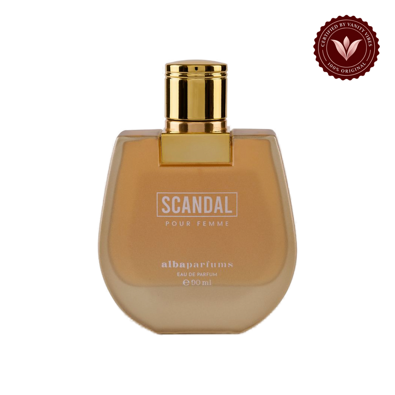Alba Scandal Pour Femme 90ml — single front-facing bottle