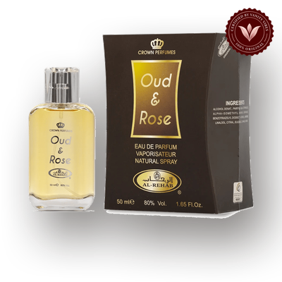 Al-Rehab Oud & Rose Unisex EDP 50ml | Pakistan image 1 | Vanity Vibes