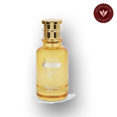 FRAGRANCE DELUXE LUCKY MEN EDT 100ML bottle-only product view | Vanity Vibes Pakistan