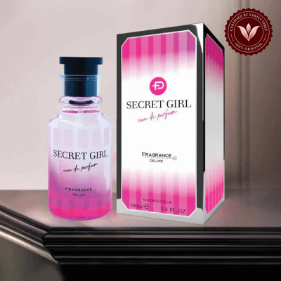 FRAGRANCE DELUXE SECRET GIRL EDP 100ML distinct alternate product view | Vanity Vibes Pakistan