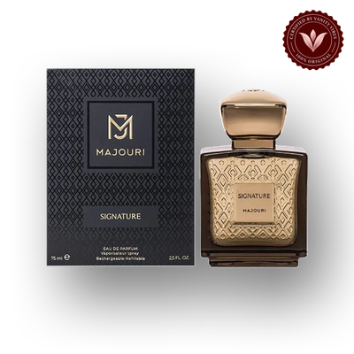 Signature by Majouri 75ml box and bottle | Vanity Vibes Pakistan