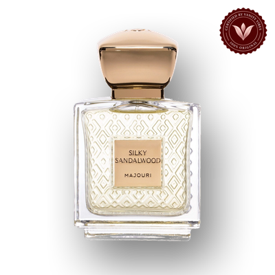 Silky Sandalwood by Majouri 75ml bottle-only view | Vanity Vibes Pakistan