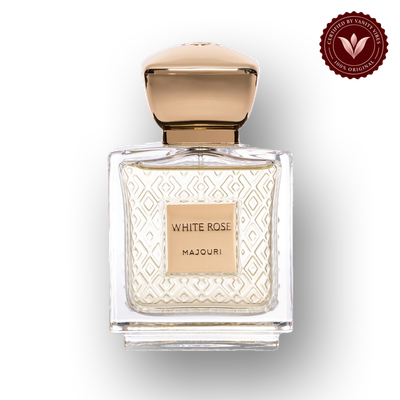 White Rose by Majouri 75ml bottle-only view | Vanity Vibes Pakistan