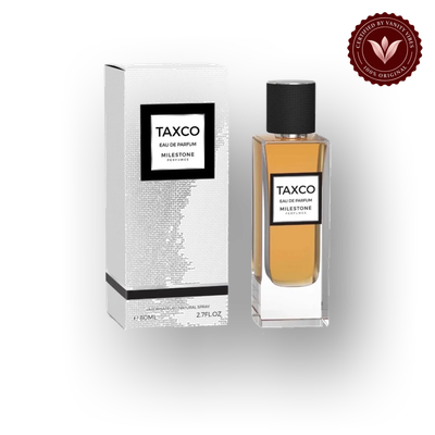 Taxco by Milestone 80ml box and bottle | Vanity Vibes Pakistan