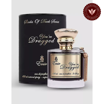 Emir You’re Drugged by Paris Corner 100ml box and bottle | Vanity Vibes Pakistan