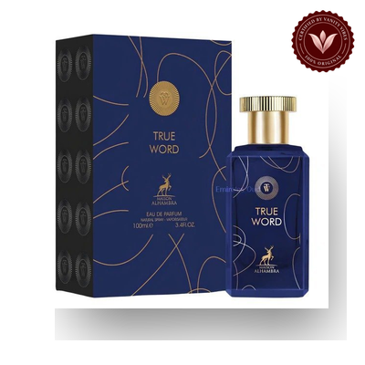 Maison Alhambra True Word Unisex EDP 100ml | Pakistan box and bottle