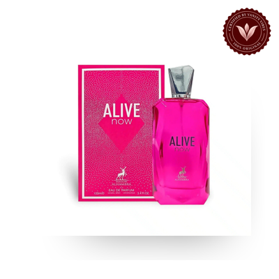 Maison Alhambra Alive Now EDP 100ml for Women | Pakistan box and bottle
