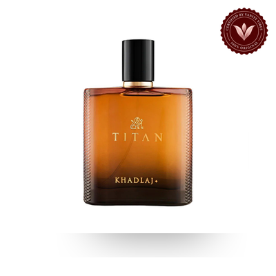 Khadlaj Titan Men’s EDP 100ml | Amber Vanilla Perfume Pakistan bottle