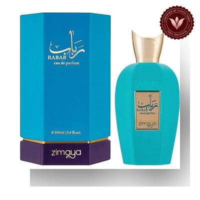 Zimaya Rabab Blue Unisex Eau de Parfum 100ml box and bottle