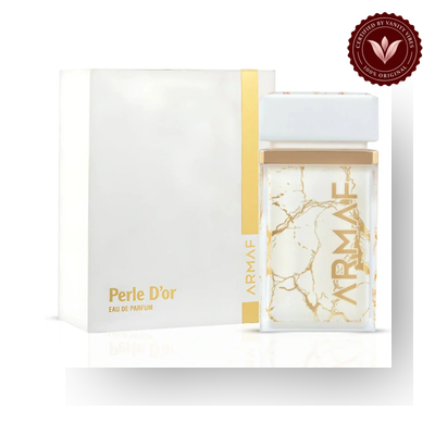 Armaf Perle d’Or Unisex Eau de Parfum 75ml box and bottle