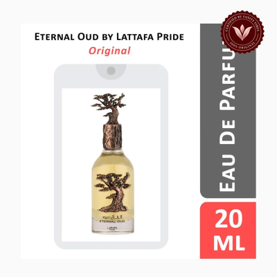 Lattafa Eternal Oud 20ml alternate perfume view | Vanity Vibes Pakistan