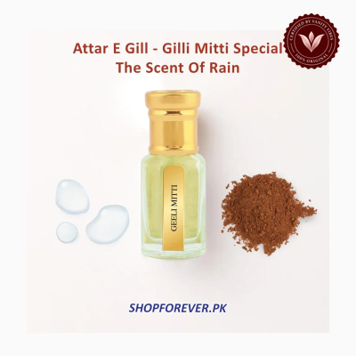 S Md Ayub Md Yaqub Gilli Mitti 3ml perfume package and bottle | Vanity Vibes Pakistan