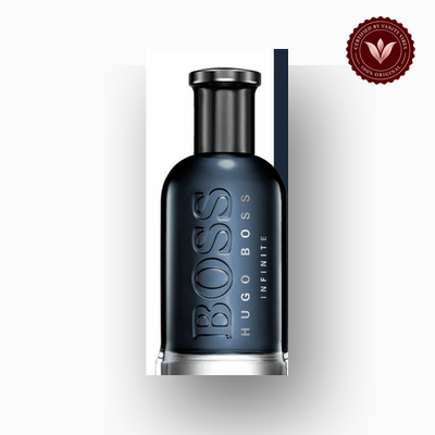 Hugo Boss Bottled Infinite 100ml EDP bottle close-up