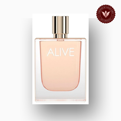 Hugo Boss Alive 80ml EDP bottle close-up