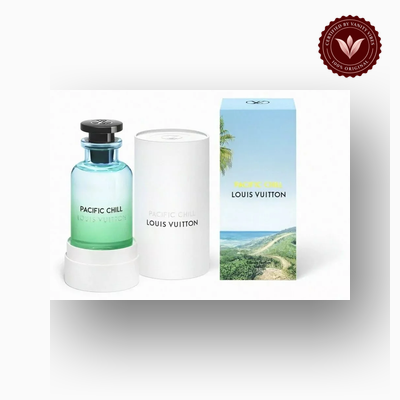 Louis Vuitton Pacific Chill 100ml perfume bottle with packaging