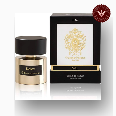 Tiziana Terenzi Delox 100ml perfume bottle with packaging