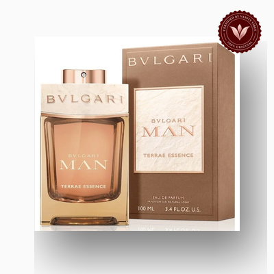 Bvlgari Man Terrae Essence 100ml perfume bottle with packaging