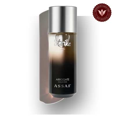 Assaf Strike Black 125ml Unisex EDP Perfume | Pakistan product image 1 with Vanity Vibes badge