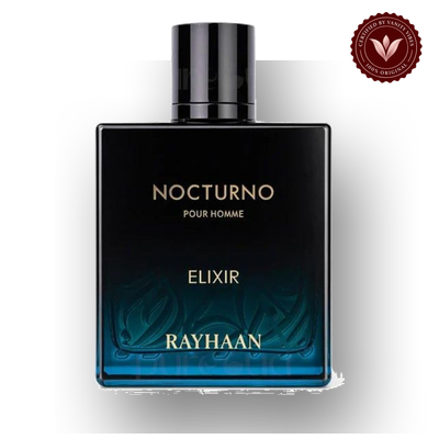 Rayhaan Nocturno Elixir 100ml Men's EDP Perfume | Pakistan product image 2 with Vanity Vibes badge