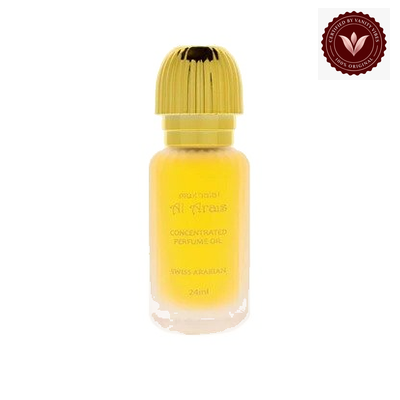 Swiss Arabian Al Arais Mukhalat 24ml bottle only with Vanity Vibes badge