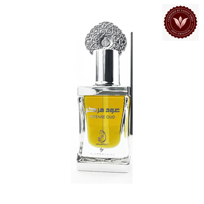 Arabiyat Intense Oud 12ml bottle only with Vanity Vibes badge